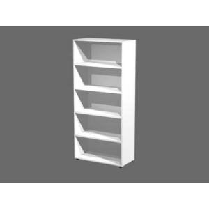 Libreria a giorno da ufficio Bianca Artexport 2898 in melaminico - 90x44x200h-0