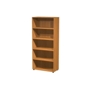 Libreria a giorno da ufficio Noce chiaro Artexport 2898 in melaminico - 90x44x200h-0