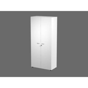Armadio da ufficio alto Bianco con ante Artexport 2898 in melaminico - 90x45,8x200h-0