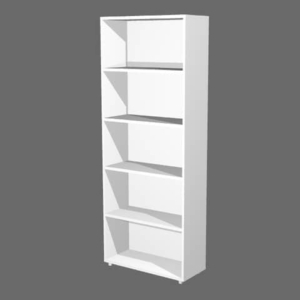 Libreria componibile Artexport Protocollo - Bianco - 76x32x196 cm-0