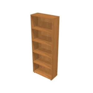 Libreria componibile Artexport Protocollo - Noce chiaro - 76x32x196 cm-0