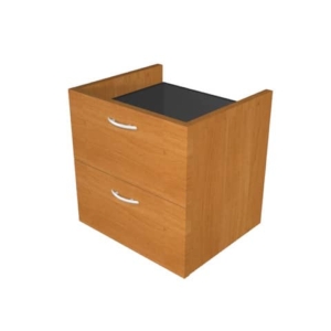 Coppia di cassetti per libreria componibile Artexport Protocollo - Noce chiaro - 36x29x33,5 cm-0
