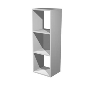 Libreria componibile Artexport Maxicube - 3 caselle Grigio alluminio - 35,9x29,2x103,9 cm-0