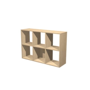 Libreria componibile Artexport Maxicube - 6 caselle Rovere 6MaxC-C-0