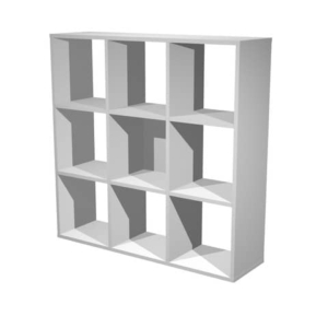 Libreria componibile Artexport Maxicube - 9 caselle Grigio alluminio 9MaxC-5-0