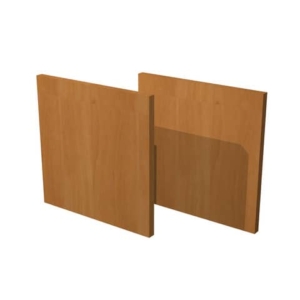 Libreria componibile Artexport Maxicube - Set 2 dietri Noce chiaro 2R-MaxC-4-0