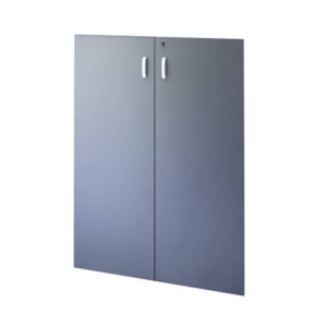 Coppia ante mobile alto Unisit Venice media larghezza 90x130 cm Grigio Antracite UVEAT139-0