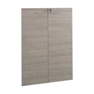 Coppia ante per mobile alto Unisit Larix 90x130 cm Rovere Grigio ULAGAT13-0