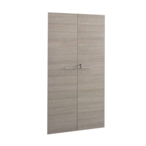 Coppia ante mobile alto largo Unisit Larix 90x180 cm Rovere Grigio ULAGAT18-0