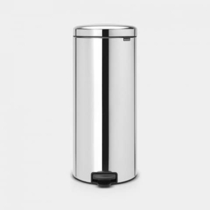 Pattumiera a pedale Brabantia Pedal Bin New Icon 30x38x68 cm Inox brillante 30 litri-0