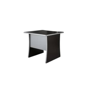 Scrivania Unisit Spirit fianchi a pannello 80x80x72 cm wengé per scrivanie componibili-0