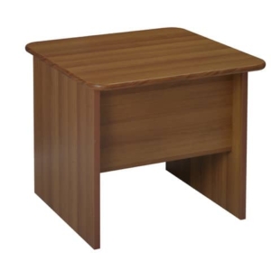 Scrivania Unisit BYTE 80x80x72 cm fianchi a pannello Noce - Per postazioni componibili-0