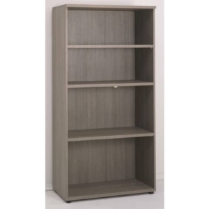 Mobile alto a giorno Unisit Larix 3 ripiani largo 90x45x180 cm Rovere Grigio ULAGM18-0