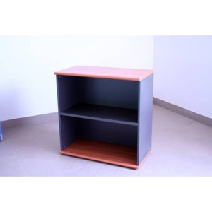 Mobile basso a giorno Unisit Venice 1 ripiano media larghezza 90x45x90 cm Ciliegio/Antracite - UVEM99-0
