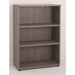 Mobile alto a giorno Unisit Larix 2 ripiani media larghezza 90x45x130 cm Rovere Grigio ULAGM13-0