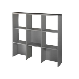 Libreria per sopra mobile Unisit Spirit 135x30x125 cm Rovere/Argento USPRLIB-0