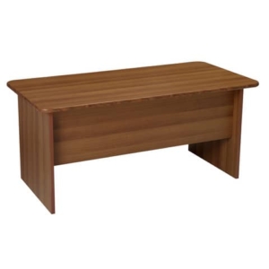 Scrivania Unisit BYTE 130x80x72 cm fianchi a pannello Noce - Per postazioni componibili-0