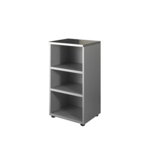 Mobile basso a giorno Unisit Spirit 1 ripiano 45x45x90 cm wengé-0