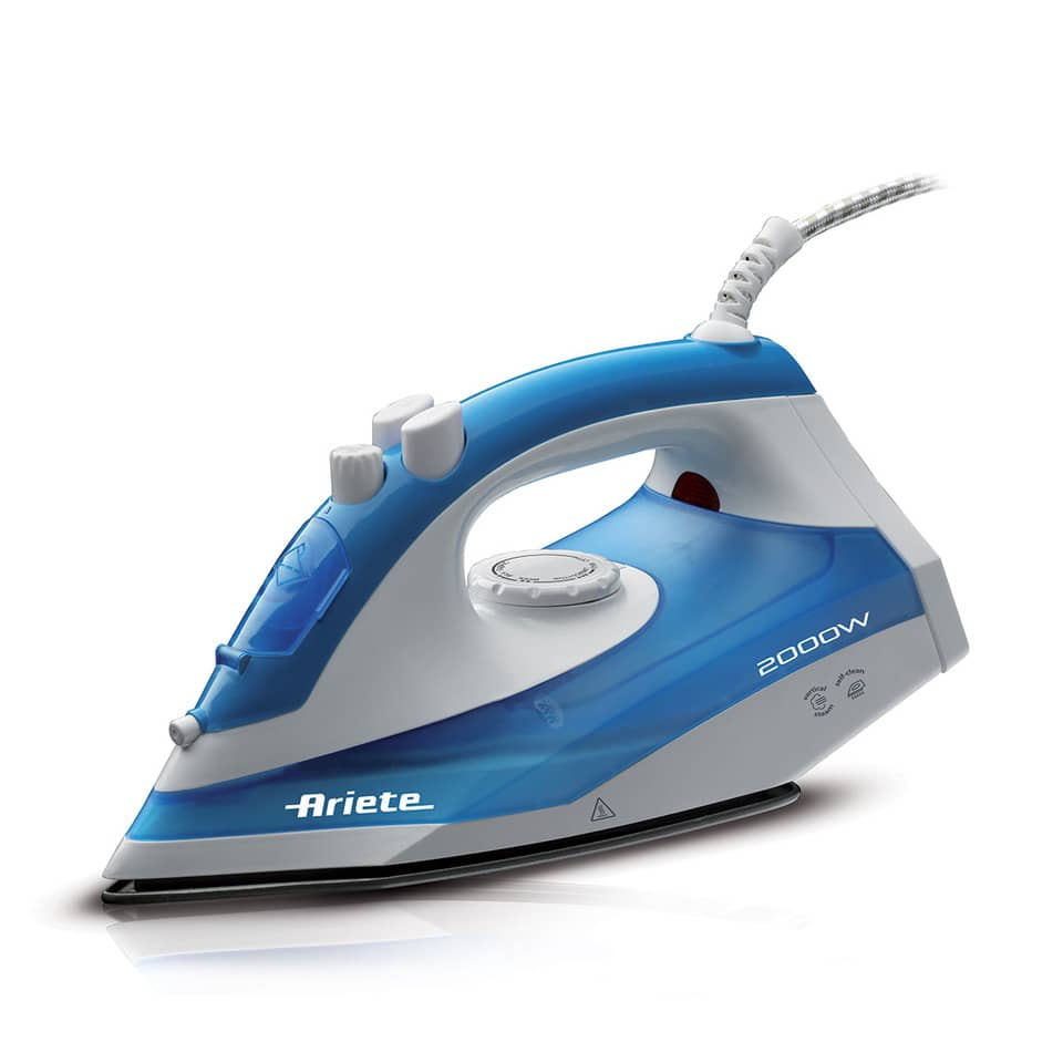 Ferro da stiro a vapore Ariete Steam Iron ceramica 250 ml Blu/Bianco -0 - Loveoffice