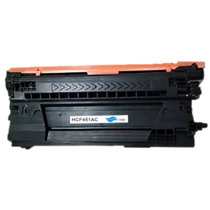 Toner Compatibile HP 655A - CF451A Ciano - 10500 pagine-0