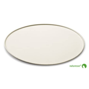 Piatti pizza ø325 mm in polpa di cellulosa Scatolificio del Garda Bianco (conf.50)-0