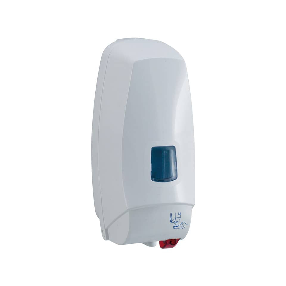Dispenser elettronico detergenti liquidi cm 12,5x13x27,5 QTS in ABS capacità 1000 ml Bianco 5008B/TOE-0 - Loveoffice