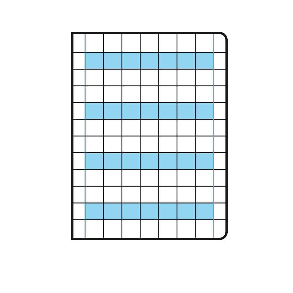 Quaderno a quadretti A4 Maxi One Color - 100 g/m² - 10 mm - colore assortito - 18+1 fogli-188668 - Loveoffice