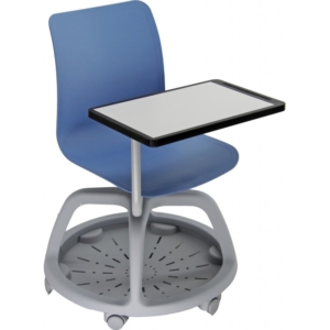 Seduta didattica con tavolo scrittoio - Banco Scuola Blu College-0