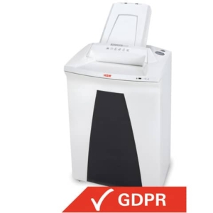Distruggidocumenti Bianco HSM SECURIO AF500 con alimentazione automatica P-6 taglio a frammenti 0,78x11 mm - 82 litri-0