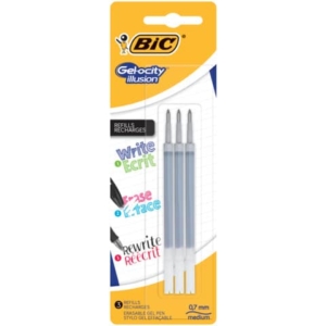 Refill BIC Gel-ocity Illusion Blister 0,7 mm Nero - 944022 (conf.3)-0