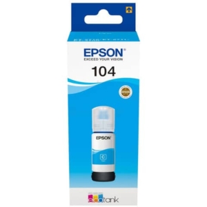 Inchiostro in bottiglia Epson 104 EcoTank Ciano EPSON C13T00P240-0