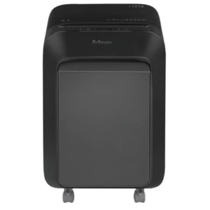 Distruggidocumenti Powershred LX210 Fellowes taglio a mini frammento 4x12 mm - P-4 fino a 16 fogli - Nero - 23 litri-0