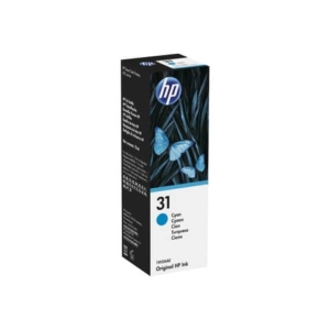 Inchiostro in bottiglia HP31 Ciano da 70 ml - 8000 pagine-0