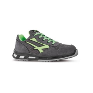 Scarpe antinfortunistiche basse Point S1P U-Power nylon Grigio - Verde n° 44-0