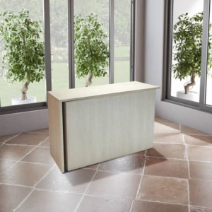 Scrivania a ribalta incassata Unisit 80x22xh.93 cm Bodega - Color Faggio-0