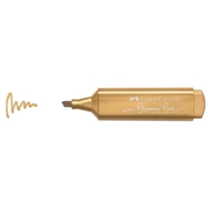 Evidenziatore Textliner 46 Tratto 1-2-5 mm Faber-Castell metallic Oro - 154650-0