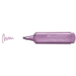 Evidenziatore Textliner 46 Tratto 1-2-5 mm Faber-Castell metallic rubino - 154691-0