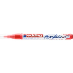Pennarello acrilico Edding 5300 - punta tonda 1-2 mm Tratto fine - Rosso traffico - 4-5300902-0
