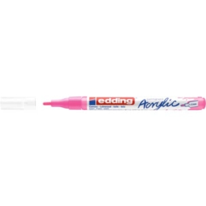 Pennarello acrilico Edding 5300 - punta tonda 1-2 mm Tratto fine - Rosa fluo - 4-5300069-0