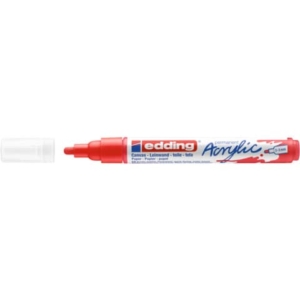 Pennarello acrilico Edding 5100 - punta tonda 2-3 mm Tratto medio - Rosso traffico - 4-5100902-0
