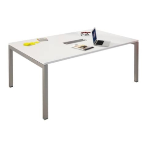 Tavolo riunioni Artexport Bridge 160x120x72,5 cm gambe alluminio - piano Bianco - SOL-TR-3-0