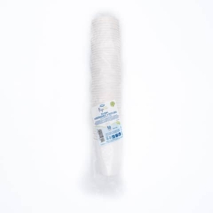 Bicchieri Bianchi Ilip Bio in carta - 250 cc - h. 9,52 cm - diametro superiore 8 cm - 61512 (conf.50)-0