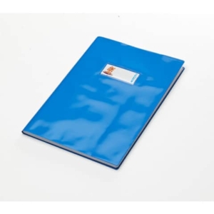 Copriquaderni con etichetta - Coprimaxi Beat A4 in PVC laccato spessore 180 µm CoLibrì Azzurro (conf.30)-0