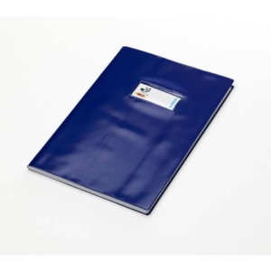 Copriquaderni con etichetta - Coprimaxi Beat A4 in PVC laccato spessore 180 µm CoLibrì Blu (conf.30)-0
