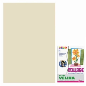 Carta velina 50x76 cm - busta 24 fogli - 20 g/m² Deco Avorio12087-0