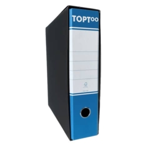 Registratore commerciale con custodia TOPToo Dorso 8 cm - 23x30 cm - Azzurro (conf.6)-0