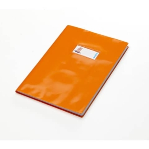 Copriquaderni con etichetta - Coprimaxi Beat A4 in PVC laccato spessore 180 µm CoLibrì Arancio (conf.30)-0