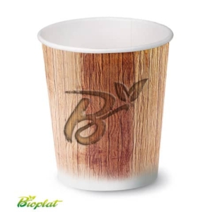 Bicchieri 3 oz (85 ml) in cartoncino Bio Scatolificio del Garda - fantasia Palm Leaf (conf.50)-0