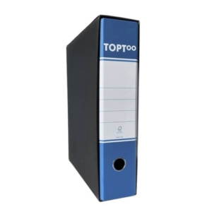 Registratori protocollo TOPToo con custodia Dorso 8 cm - 23x33 cm - Azzurro (conf.6)-0