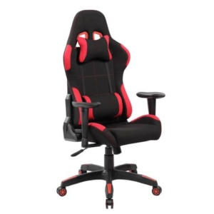 Poltrona gaming per adulti Serena Group Indianapolis L72 x P57,5 x H124-134 cm - Rosso- Nero-0